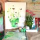 layering textures and paint with kellie day